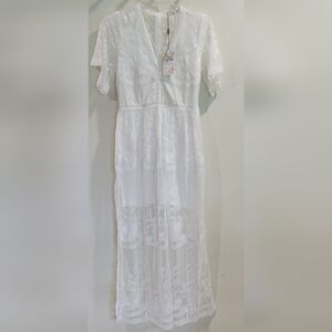 NWT ELETER Lace Dress sz S